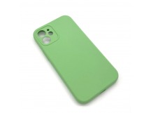 Чехол iPhone 12 Mini Silicone Case (Full Camera/No Logo) №16 Мятно-Зеленый