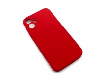 Чехол iPhone 12 Mini Silicone Case (Full Camera/No Logo) №19 Китайский Красный