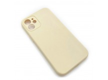 Чехол iPhone 12 Mini Silicone Case (Full Camera/No Logo) №20 Античный Белый