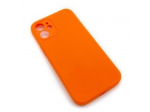 Чехол iPhone 12 Mini Silicone Case (Full Camera/No Logo) №22 Абрикос Оранжевый