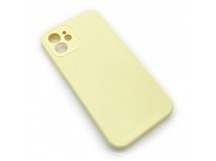 Чехол iPhone 12 Mini Silicone Case (Full Camera/No Logo) №24 Ароматный Крем