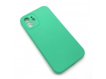 Чехол iPhone 12 Mini Silicone Case (Full Camera/No Logo) №25 Зеленый