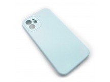 Чехол iPhone 12 Mini Silicone Case (Full Camera/No Logo) №26 Бриллиантово-Голубой