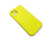 Чехол iPhone 12 Pro Max Silicone Case (Full Camera/No Logo) №09 Блестящий Желтый