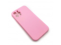 Чехол iPhone 12 Pro Silicone Case (Full Camera/No Logo) №07 Розовый