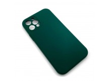 Чехол iPhone 12 Pro Silicone Case (Full Camera/No Logo) №08 Зеленый Сосновый Лес