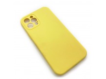 Чехол iPhone 12 Pro Silicone Case (Full Camera/No Logo) №14 Желтый