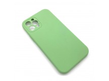 Чехол iPhone 12 Pro Silicone Case (Full Camera/No Logo) №16 Мятно-Зеленый