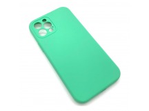 Чехол iPhone 12 Pro Silicone Case (Full Camera/No Logo) №25 Зеленый