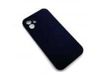 Чехол iPhone 12 Silicone Case (Full Camera/No Logo) №01 Черный