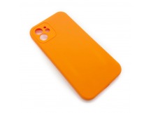 Чехол iPhone 12 Silicone Case (Full Camera/No Logo) №10 Папайя