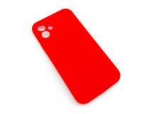 Чехол iPhone 12 Silicone Case (Full Camera/No Logo) №12 Красный