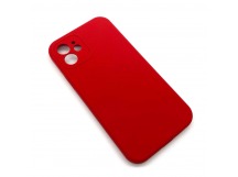 Чехол iPhone 12 Silicone Case (Full Camera/No Logo) №19 Китайский Красный