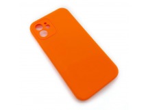 Чехол iPhone 12 Silicone Case (Full Camera/No Logo) №22 Абрикос Оранжевый