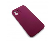 Чехол iPhone 12 Silicone Case (Full Camera/No Logo) №23 Фиолетовый