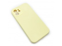 Чехол iPhone 12 Silicone Case (Full Camera/No Logo) №24 Ароматный Крем