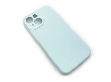 Чехол iPhone 13 Silicone Case (Full Camera/No Logo) №26 Бриллиантово-Голубой