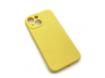 Чехол iPhone 13 Mini Silicone Case (Full Camera/No Logo) №14 Желтый
