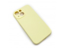 Чехол iPhone 13 Mini Silicone Case (Full Camera/No Logo) №24 Ароматный Крем