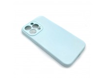 Чехол iPhone 13 Pro Silicone Case (Full Camera/No Logo) №26 Бриллиантово-Голубой