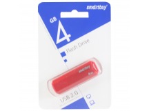 Флеш-накопитель USB 4GB Smart Buy Clue красный