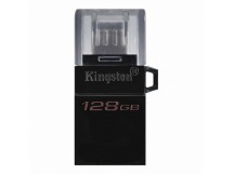 Флеш-накопитель USB 3.0 128GB Kingston DataTraveler microDuo3 G2 (USB 3.0/3.2 + microUSB) чёрный