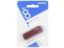 Флеш-накопитель USB 8GB Smart Buy Clue бордовый