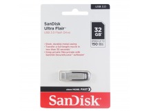 Флеш-накопитель USB 3.0 32GB SanDisk Ultra Flair корпус металл/чёрный