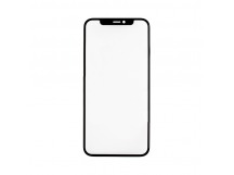 Стекло для переклейки iPhone 11 Pro в сборе с OCA пленкой Черный - OR (Mitsubishi)