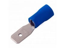 Клемма плоская изолированная синяя, штекер 4.8 мм 1.5-2.5 мм² (РПи-п 2.5-(4.8)/РПИп 2-5) "Rexant"