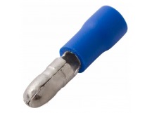 Разъем штекерный изолированный синий, штекер 4 мм 1.5-2.5 мм² (РШи-п 2.5-4/РШИп 2-5-4) "Rexant"