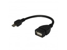 Шнур USB OTG (шт. micro USB - гн. USB А) 0.15м "Rexant"