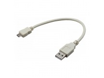 Шнур USB (A)шт. -  5 pin micro USB (B) шт. 0,15м "Rexant"