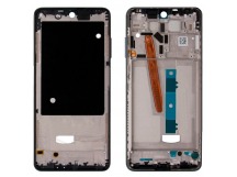 Рамка дисплея для Xiaomi Poco X3 Pro Черная (возможен дефект ЛКП)