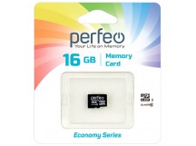 Карта памяти Perfeo microSD 16GB High-Capacity (Class 10) economy series без адаптера