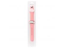 Ремешок - ApW для "Apple Watch 38/40/41 mm" Sport Band (S) (light pink) (107179)