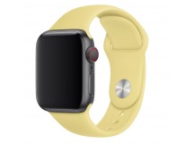 Ремешок - ApW для "Apple Watch 42/44/45/49  mm" Sport Band (L) (lemon cream) (79545)