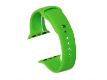 Ремешок для Apple Watch 38/40/41mm силиконовый Зеленый (Размер SM)