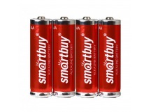 Батарейка AA Smart Buy LR6 (4) (24/480) (115821)