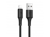 Кабель USB - Apple lightning Borofone BX47 Coolway, 100 см (black)(133794)