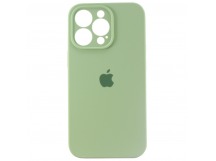 Чехол-накладка - Soft Touch с закрытой камерой для Apple iPhone 13 Pro (green)
