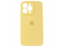 Чехол-накладка - Soft Touch с закрытой камерой для Apple iPhone 13 Pro (yellow)