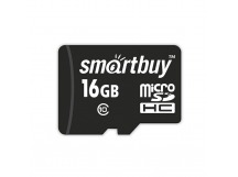 Карта флэш-памяти MicroSD 16 Гб Smart Buy без SD адаптера (class 10) LE