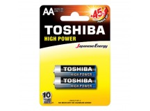 Батарейка AA LR6 Toshiba Alkaline 1.5V (2 шт. в блистере)