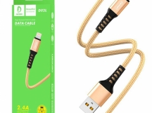 Кабель USB - Lightning DENMEN D02L (золото) 1м