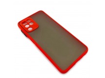 Чехол Samsung A22/M22 (2021) Противоударный Матовый Красный