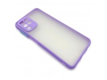 Чехол Samsung A22/M22 (2021) Противоударный Матовый Светло-Фиолетовый