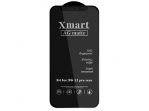 Защитное стекло iPhone 12 Pro Max (Full AG Матовое) тех упаковка Черное