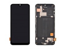 Дисплей для Samsung A405F Galaxy A40 в рамке + тачскрин (черный) (copy LCD)