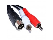 Шнур шт. Е5 - 2шт.RCA  1,2м "Rexant"
